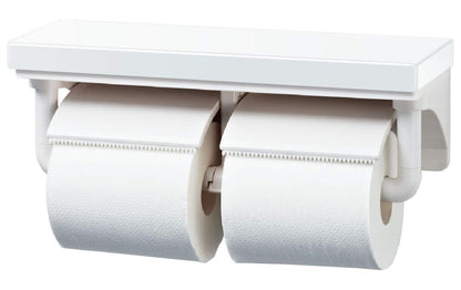 Lixil Inax Double Paper Roller White Shelf Japan Cf-Aa64Ku/Wa