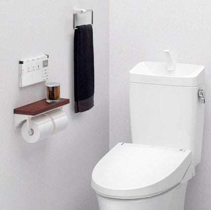 Lixil Inax Double Paper Roller White Shelf Japan Cf-Aa64Ku/Wa