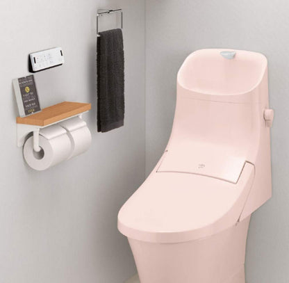 Lixil Inax Double Paper Roller White Shelf Japan Cf-Aa64Ku/Wa