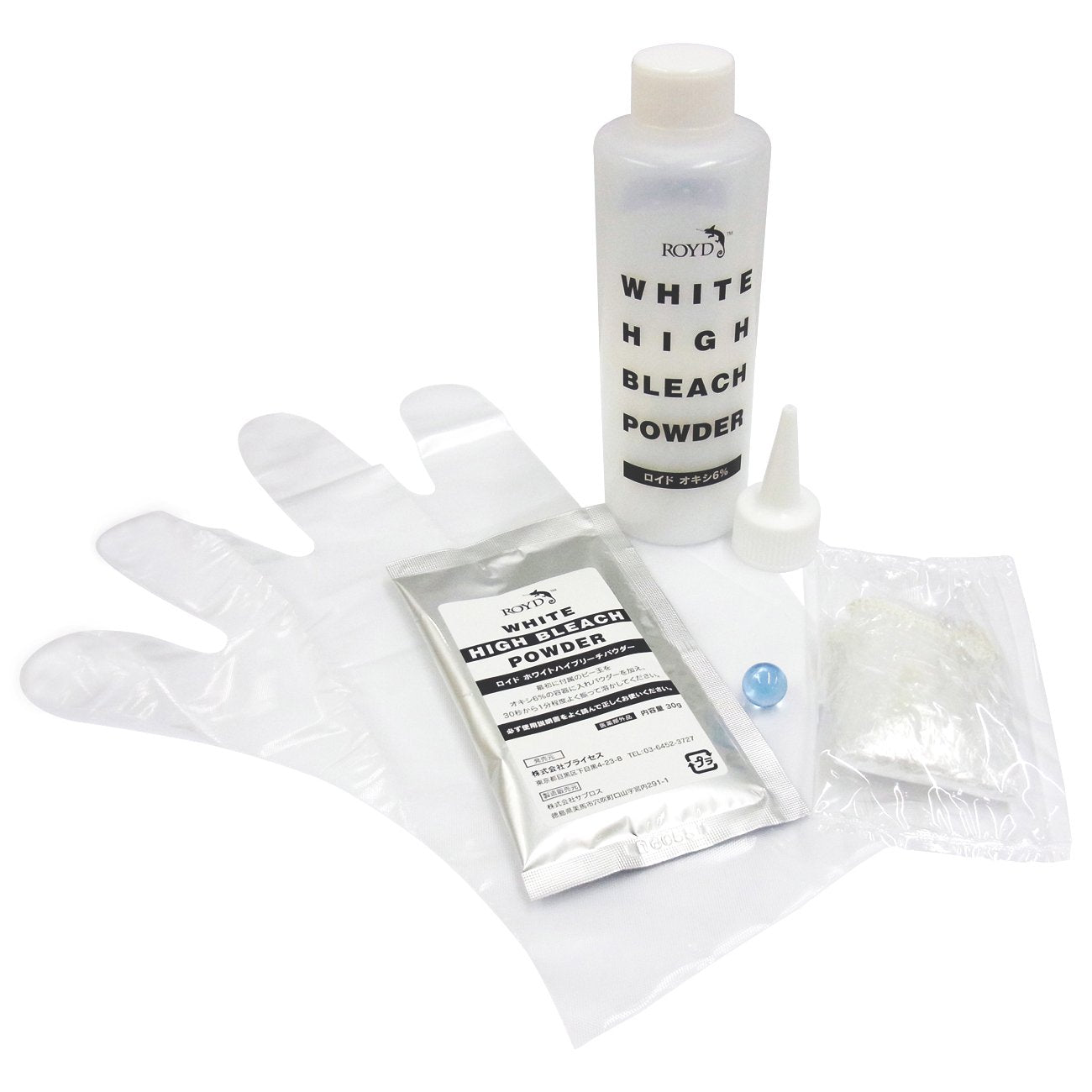 Lloyd White High Bleach Powder & Oxy 6% Japan (30G + 90Ml)