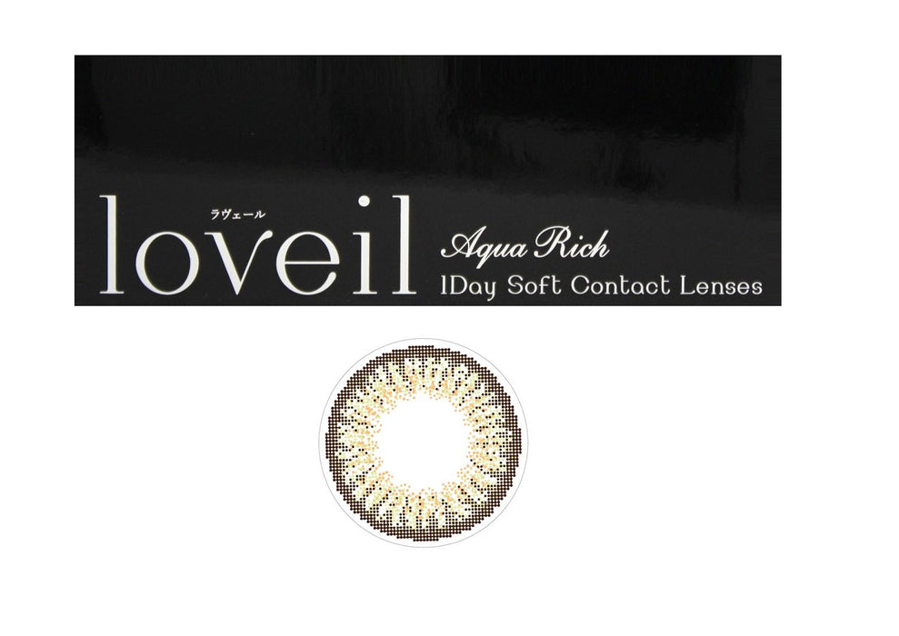 Loveil Japan Lavert 1Day Sheer Hazel Contact Lenses 0.00