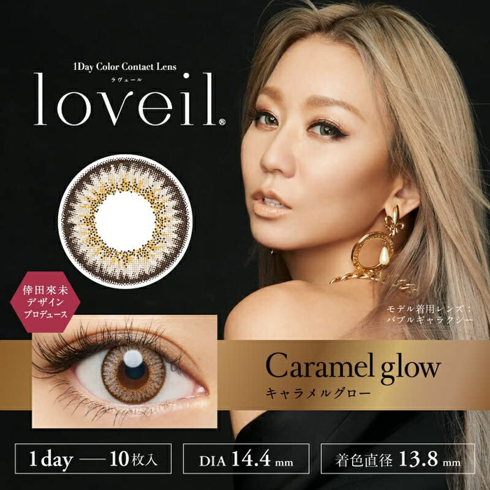 Ravert Loveil Lavert 10Pc 焦糖光泽 -0.75 日本