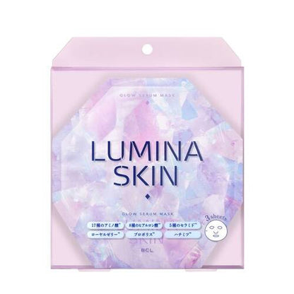 Lumina Skin Luminas King Row Serum Mask 3 Sheets 28ml /1 Sheet - Japanese Face Mask