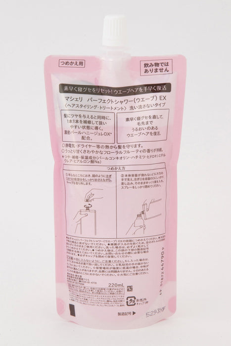 Shiseido Macherie 完美淋浴瓶 250 毫升 + 补充包 220 毫升 - 日本护发护理