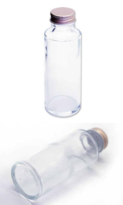 Rhyme Japan Herbarium Cylindrical Glass Bottle 100Cc Set Of 10