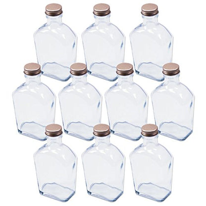 Rhyme Japan Herbarium Square Skittle Glass Bottle 200Cc Set Of 10