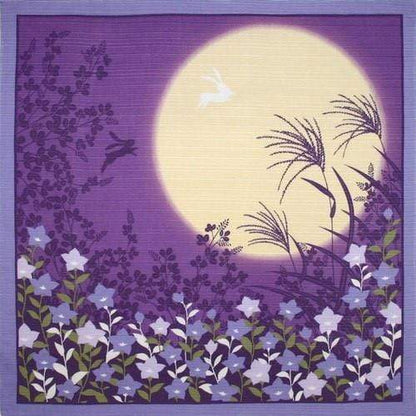 Maeda Senko Cotton Furoshiki Bento Lunch Cloth (Autumn Balloon Flower)