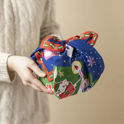 Maeda Senko Cotton Furoshiki Bento Lunch Cloth Christmas