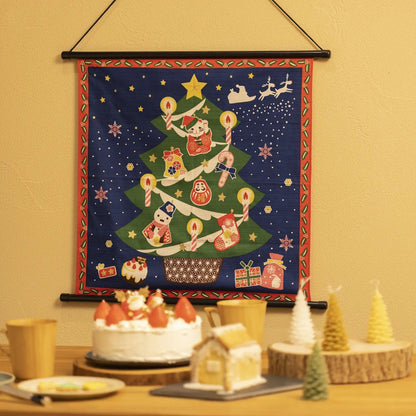 Maeda Senko Cotton Furoshiki Bento Lunch Cloth Christmas