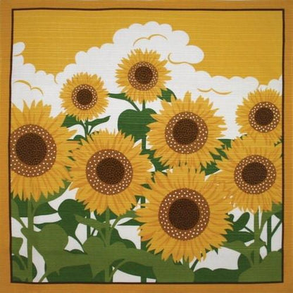 Maeda Senko Cotton Furoshiki Bento Lunch Cloth (Summer Sunflower)