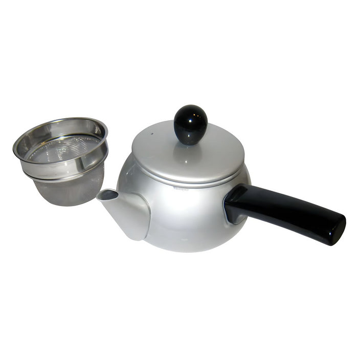 Maekawa Kinzoku Aluminum Kyusu Teapot Silver
