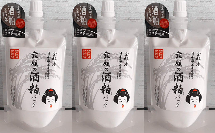Maiko Sake Lees Pack 170G X 3 Pieces - Japan - Ashiya Cosmetics