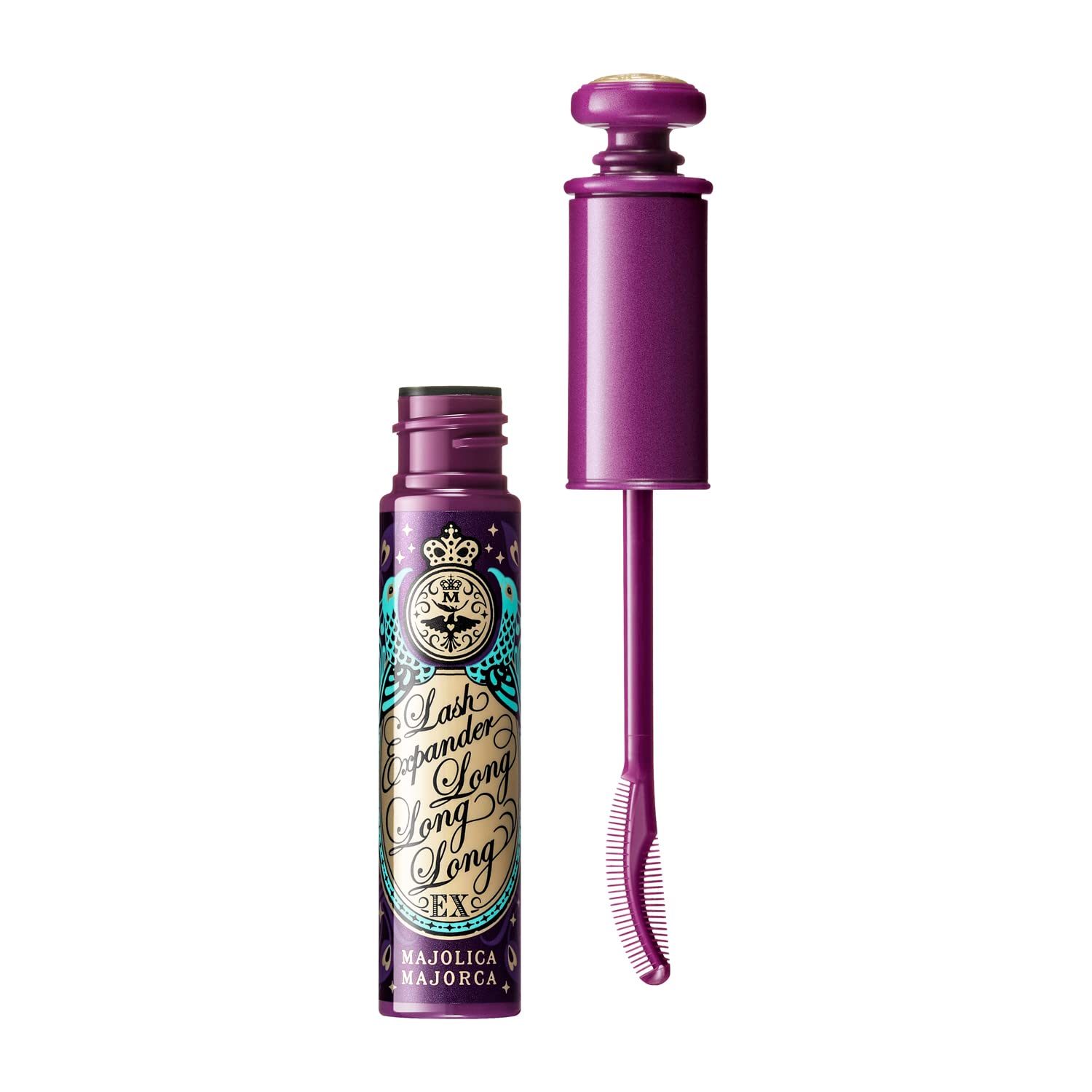 Majolica Majorca Lash Expander Mascara 6G - Long Lasting in Moon Viole