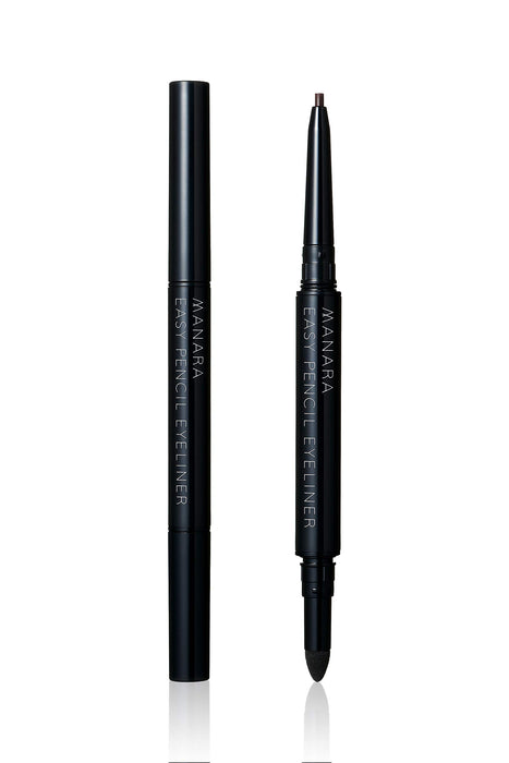 Manara Easy Pencil Eyeliner Black Brown 10g - 日本眼线笔品牌 - 眼部彩妆产品