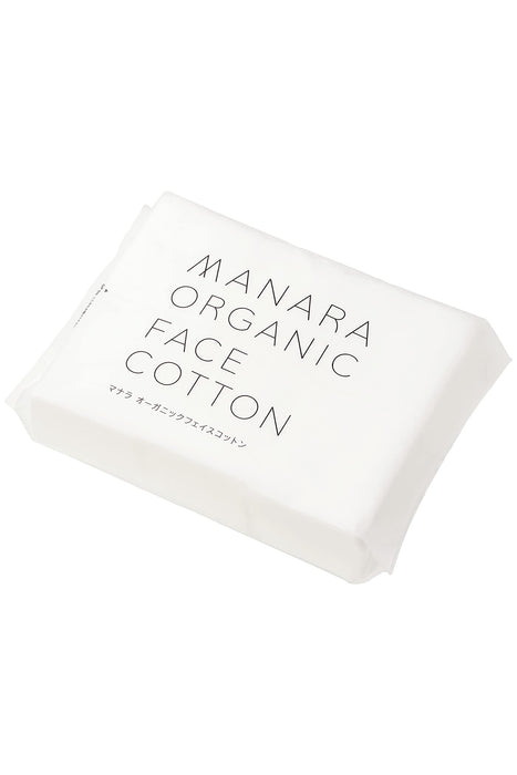 Manara 有机洁面棉 60 片 - 日本擦拭洗面奶 - 洁面片