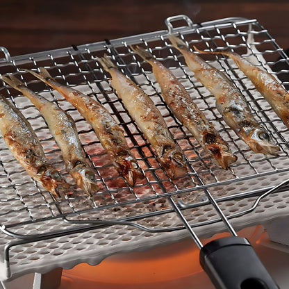 Men'S Woven Wire Rack Ceramic Far-Infrared Bbq Grill Mesh Japan