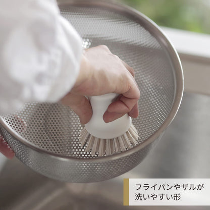 Marna K750W Clean Antibacterial Kitchen Brush Japan - Normal/White/Mini (Handle Included/Freestanding)
