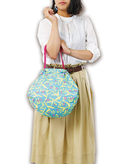 Marna Shupatto Eco Bag S411Ku Compact Flower Bag - Japan - Foldable (size M)