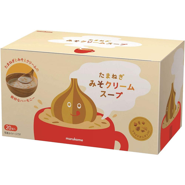 Marukome Onion Miso Cream Soup 20 Servings Japan