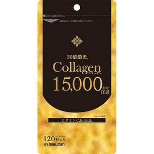 Maruman Japan Collagen 15000 120 Tablets 20 Pcs