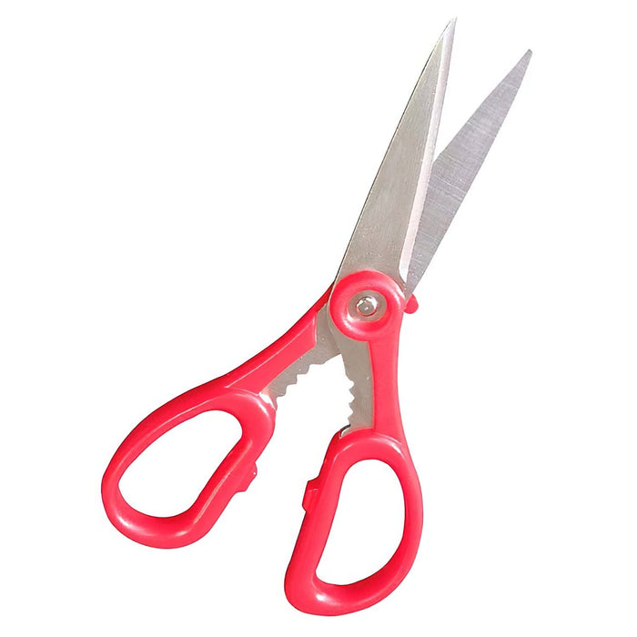 Marusho Silky Stainless Steel Kitchen Scissors Red