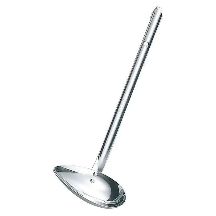 Marutama Stainless Steel Side-Scooping Ladle For Left-Handed 144ml