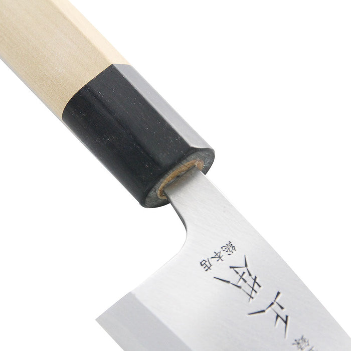 Masamoto Hongasumi Gyokuhaku Steel Deba Knife 12cm