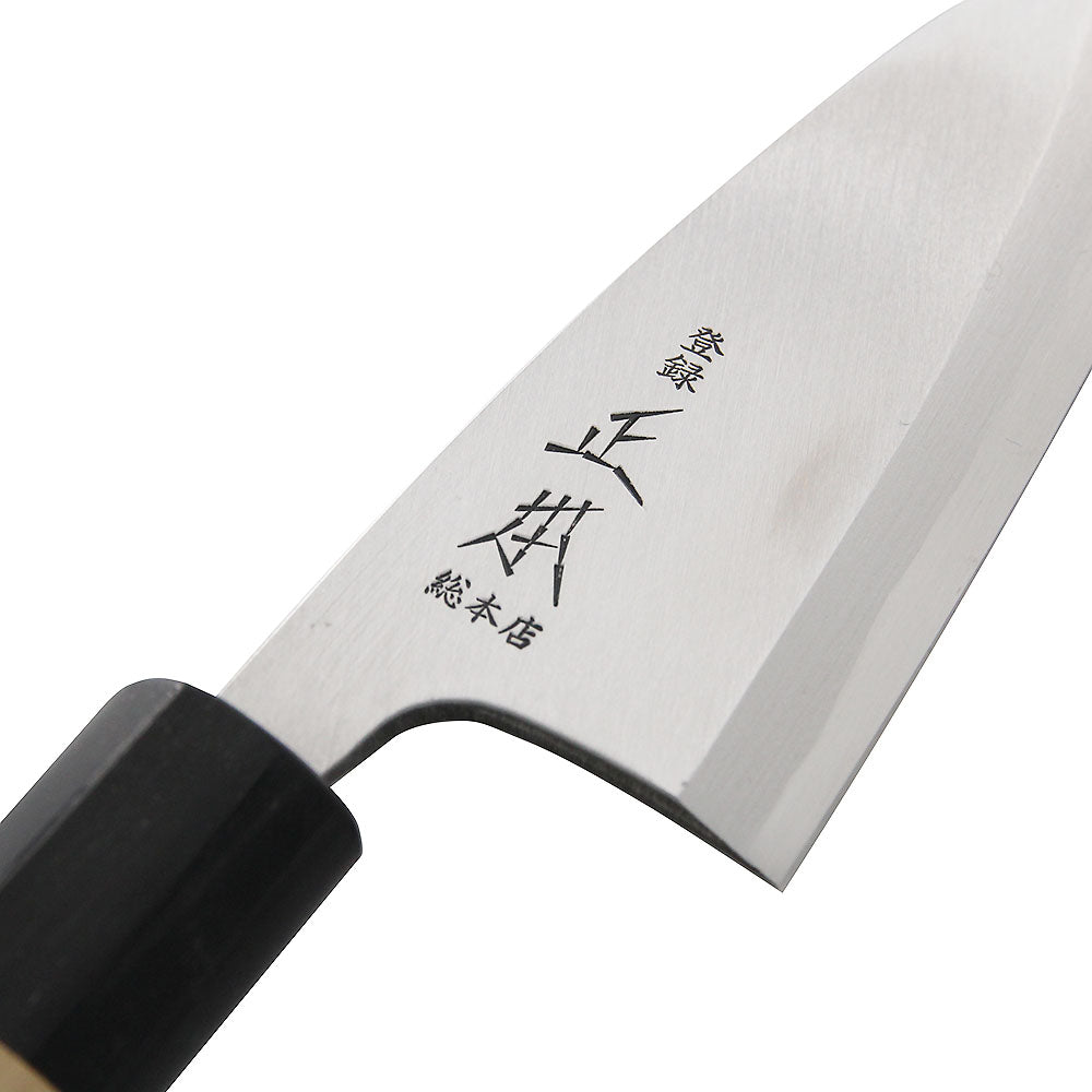 Masamoto Hongasumi Gyokuhaku Steel Deba Knife 16.5cm