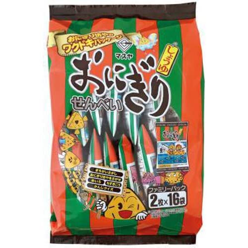Masuya Onigiri Senbei Soy Sauce Flavored Rice Crackers 108g – Japanese Taste