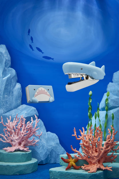 Max Stapler Silicone Cover Japan Shark Hd-10Fs/S Sh Light Blue