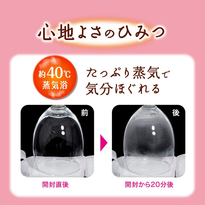 Megurism Megrhythm Steam Hot Eye Mask Chamomile 12 Pieces - Made In Japan