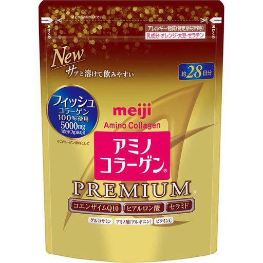 Meiji New Amino Collagen Premium Refill 214g Japan With Love