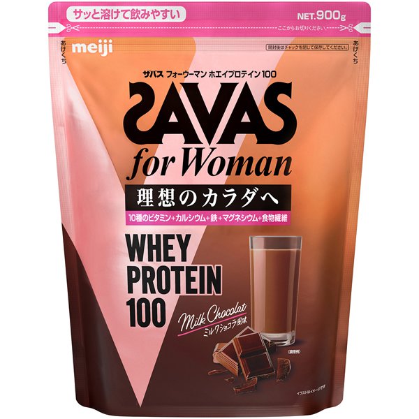 Meiji Zabasu Four Woman Whey Protein 100 Milk Chocolate Flavor 900G