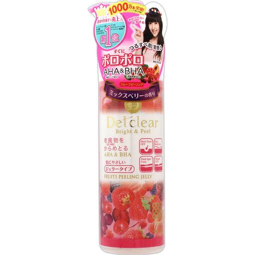 Meishoku Det Clear Bright & Peel Peeling Jelly Mixed Berry 180ml  Japan With Love
