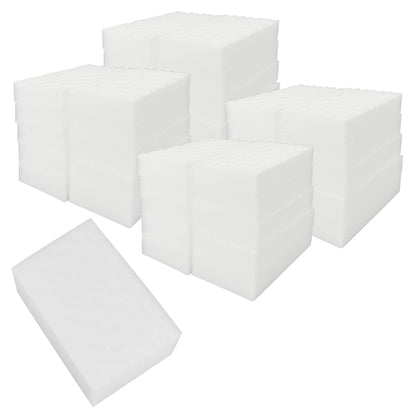 Larimar Melamine Sponge Cleaner | 2X Compressed Cuttable | Removes Dirt & Limescale | 10X6X2Cm (40 Pieces) | Made In Japan