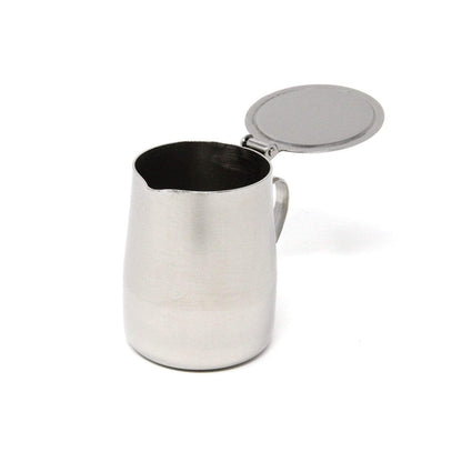 Melody Stainless Steel Small Creamer Milk Jug With Lid 60ml