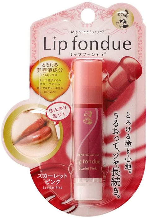 Mentholatum Lip Fondue 4.2g Scarlet Pink