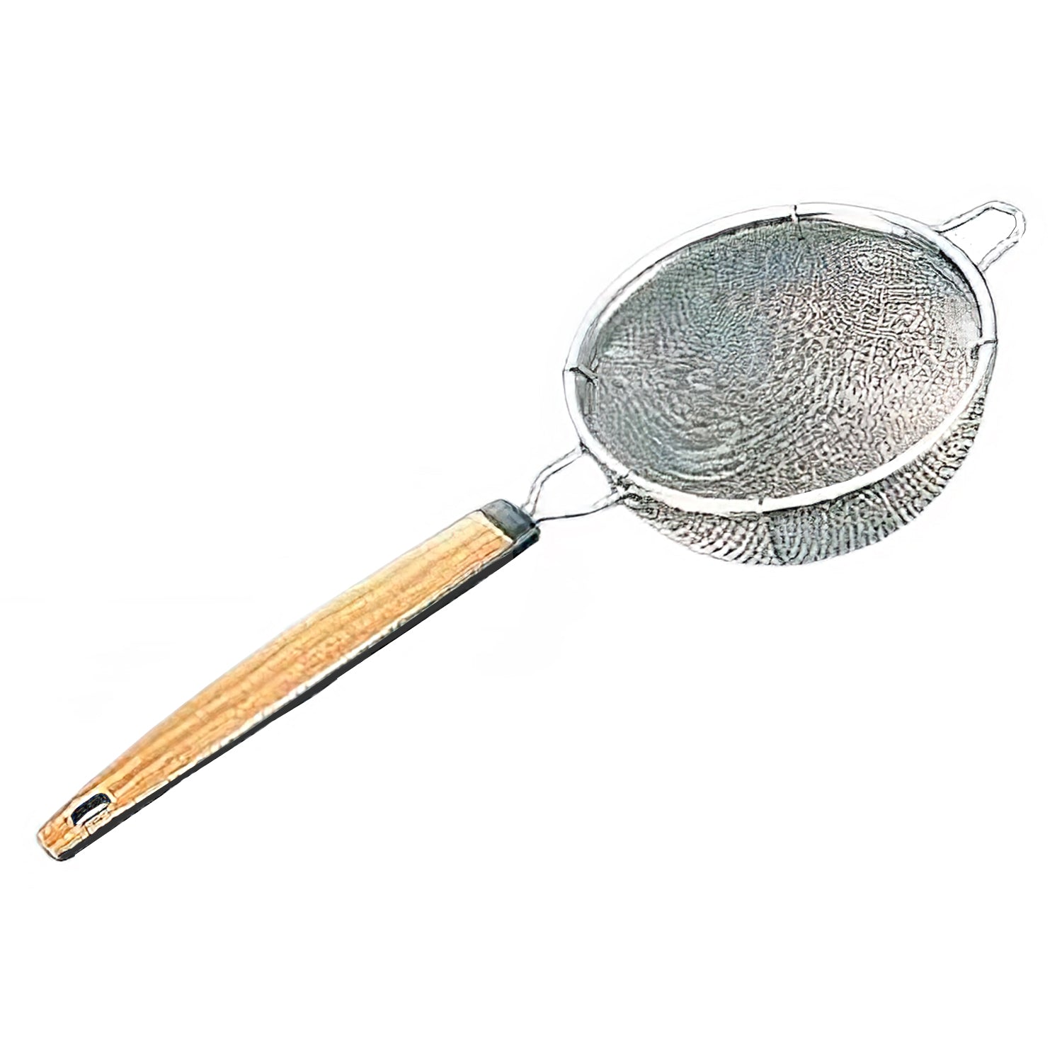 Minex Stainless Steel Tea Strainer Double Mesh Plastic Handle Small