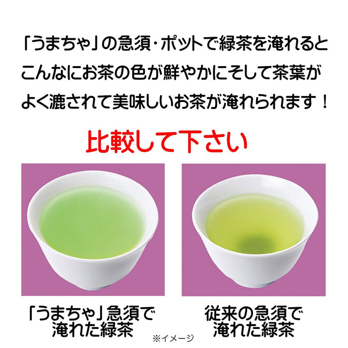 Itsumi Pottery Mino Ware 023343 Wide Mouth Pot Yv Black Matte W/ Deep Mushi Tea Strainer - Japan