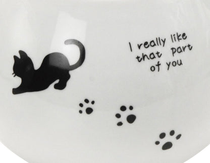 Itsumi Pottery Mino Ware Karugaru Mk Pot Black Cat 051148 With Cylindrical Tea Strainer - Made In Japan