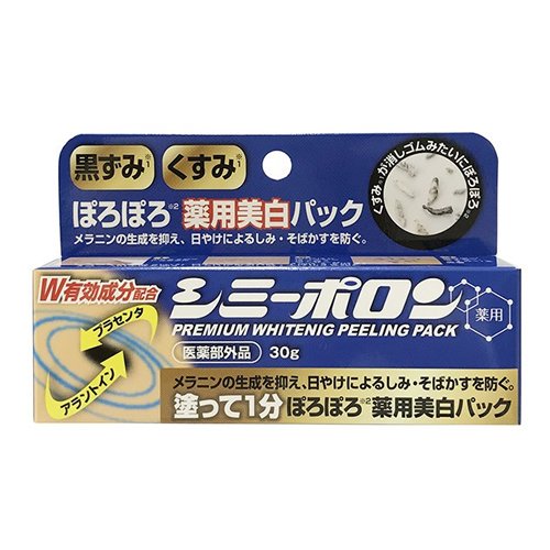 Minology Japan Medicated Whitening Peeling Shimmy Poron Regular 30G (1)