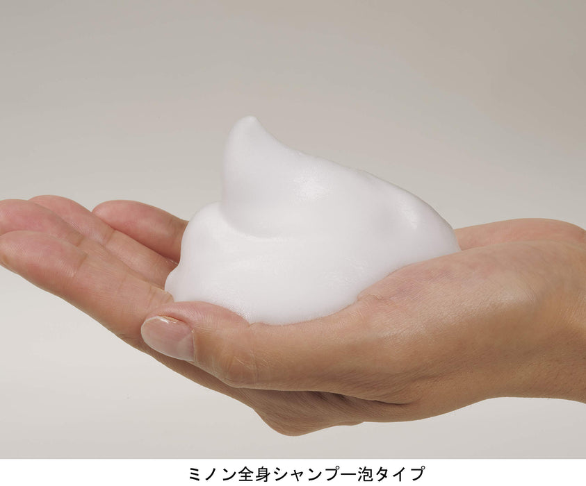 Minon 沐浴露洗髮水泡沫型補充袋 400 毫升 - 洗髮水泡沫用於頭髮和身體