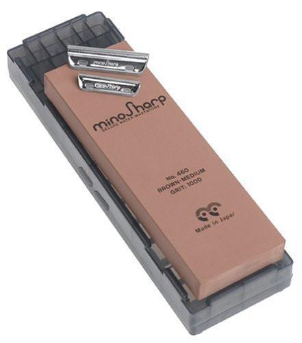 Minosharp Medium Sharpening Stone Kit From Japan - 1000 Grit