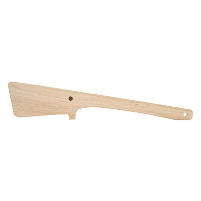 Miranda Style Omoeraku Handcrafted Japanese Beech Wood Spatula Large - Square