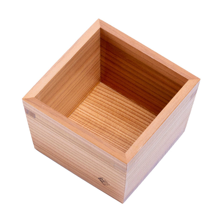 米蘭達風格 Omoeraku 手工製作日本雪松 Masu 盒裝清酒杯大號