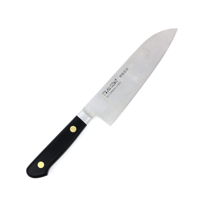 Misono Eu Swedish Carbon Steel Santoku Knife Santoku 180mm (No.181) (Honbazuke hand-honed edge)