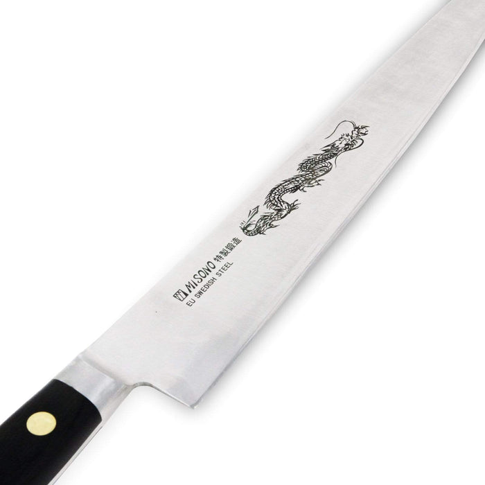 Misono Eu 瑞典碳钢 Sujihiki 刀 330 毫米 - 是（带雕刻）