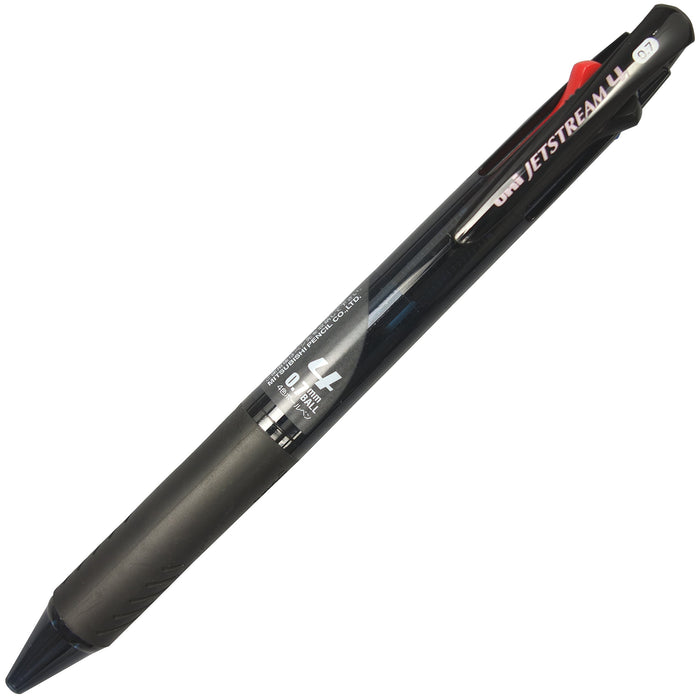 Mitsubishi Pencil Japan 4 Color Ballpoint Pen Jetstream 0.7 Transparent Black Sxe450007T.24