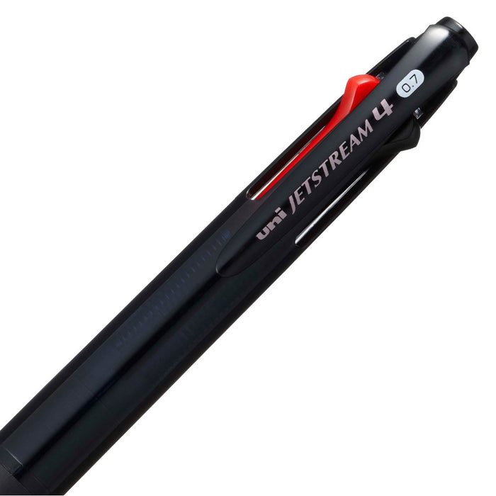 Mitsubishi Pencil Japan 4 Color Ballpoint Pen Jetstream 0.7 Transparent Black Sxe450007T.24