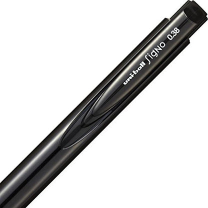 Mitsubishi Pencil Gel Ballpoint Pen Uni-Ball Signo Rt1 0.38 Black Japan Umn15538.24